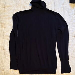 Zara Men's Dark Navy Turtleneck Sweater